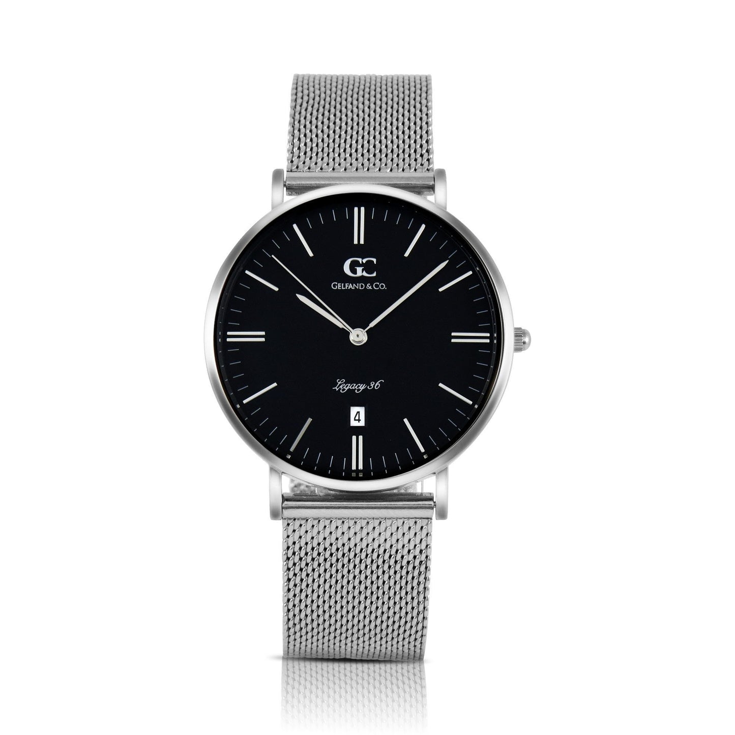 36mm Nostrand TL13665 Black Rose Gold Brown Leather Strap Women's Watch