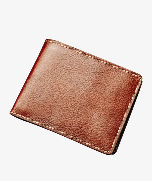 Brown leather wallet