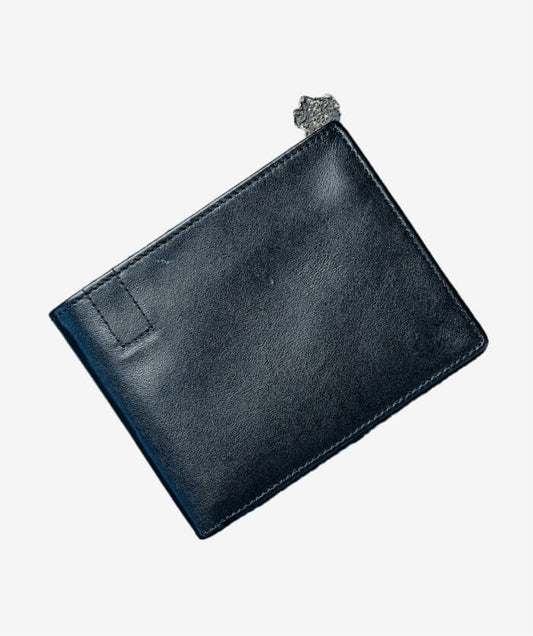 Dark leather wallet