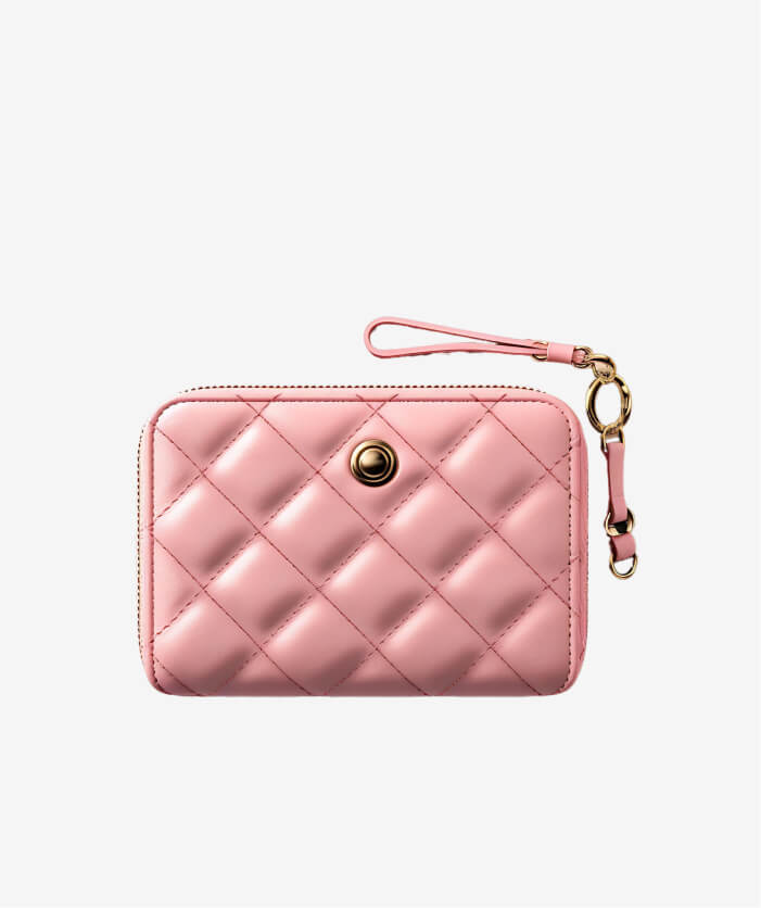 Light rose pink purse