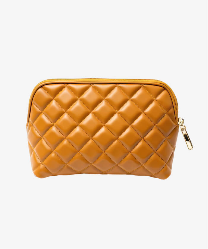 Rosted yellow purse